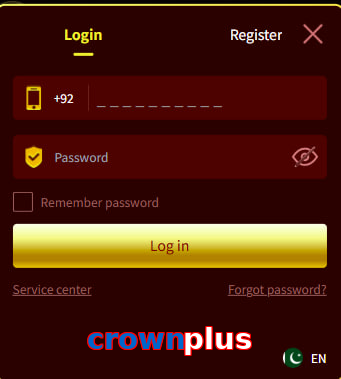 Crownplus login preview